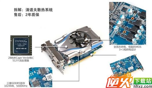 影驰GTX650 黑将显卡用料与做工