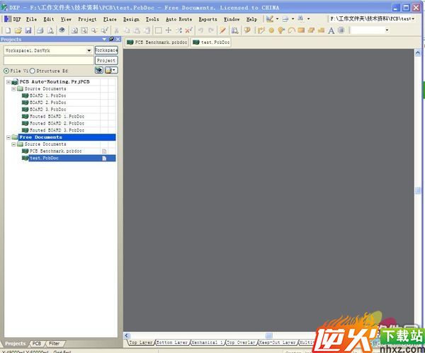 protel dxp 2004软件无法打开PCB文件(图也是用DXP2004画的)