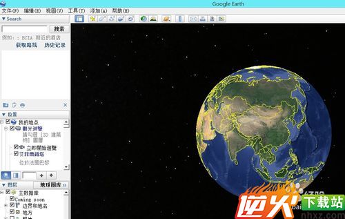 Google earth 如何输入坐标